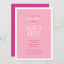 Search for bold bridal shower invitations Modern minimalist