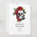 Search for red black hens party invitations Gothic
