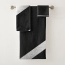 Search for silver glitter bath towels Black