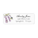Search for purple elegant return address labels Feminine