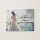 Search for will you be my bridesmaid puzzles Purple
