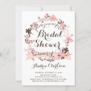 Search for floral wreath bridal shower invitations Botanical