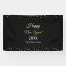 Search for new year party decor Black and gold