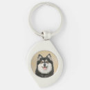 Search for original painting key rings Dog