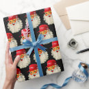 Search for make christmas great again wrapping paper Santa
