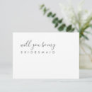 Search for winter wedding bridesmaid cards Black and white