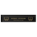 Search for judge name plates Black