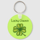 Search for lucky charm key rings Shamrock
