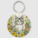 Search for yellow cat key rings White