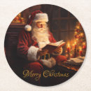 Search for vintage santa coasters Elegant