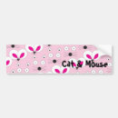 Search for pink cats bumper stickers Design