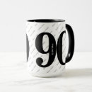 Search for 90 years mugs Black and white