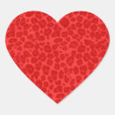 Search for leopard print heart stickers Pattern