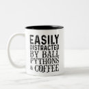 Search for python coffee mugs Animal lover