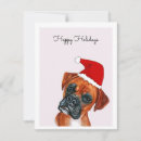 Search for boxer christmas cards Santa