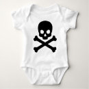 Search for skull and crossbones baby clothes White