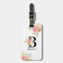 Search for letter luggage tags Trendy