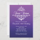 Search for damask sweet 16 invitations Vintage