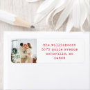 Search for happy return address labels Simple minimalist