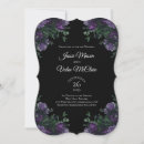Search for black and purple invitations Floral
