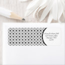 Search for black snowflakes return address labels White
