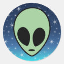 Search for blue alien stickers Extra terrestrial