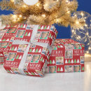 Search for red merry christmas wrapping paper Photo collage