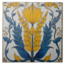 Search for blue white floral tiles Yellow