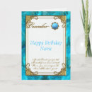 Search for birthstone cards Turquoise