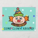 Search for circus clown invitations Clowns