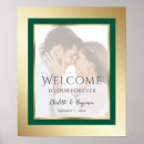 Search for emerald green wedding signs Welcome