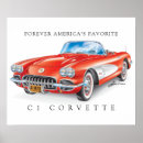 Search for red corvette posters Sports