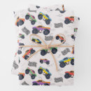 Search for monster wrapping paper Race