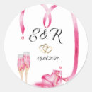Search for mini wine wedding stickers Heart