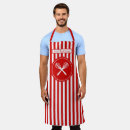 Search for red cross aprons Stripes