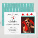 Search for teal 50th birthday invitations Glam