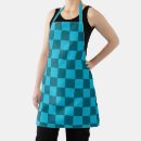 Search for turquoise pattern aprons Retro