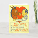 Search for donkey valentines day cards Vintage