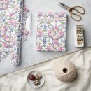 Search for vintage botanical wrapping paper Pastel