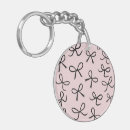 Search for black bow key rings Girly