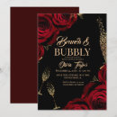 Search for rustic brunch and bubbly invitations Burgundy