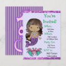 Search for ethnic birthday invitations Purple