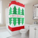 Search for merry christmas shower curtains White