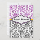 Search for damask bridal shower invitations Pattern