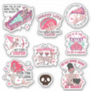 Search for anti valentines stickers Skeleton
