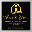Search for clients posters Real estate marketing