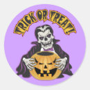 Search for vampire skull stickers Trick or treat