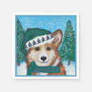 Search for corgi napkins Santa