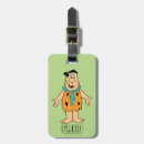 Search for fred luggage tags hanna barbera cartoon