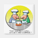 Search for cooking cartoon magnets Humour